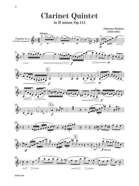 Clarinet Quintet Op.115 In B Minor (ph96) (quintet-mixed)